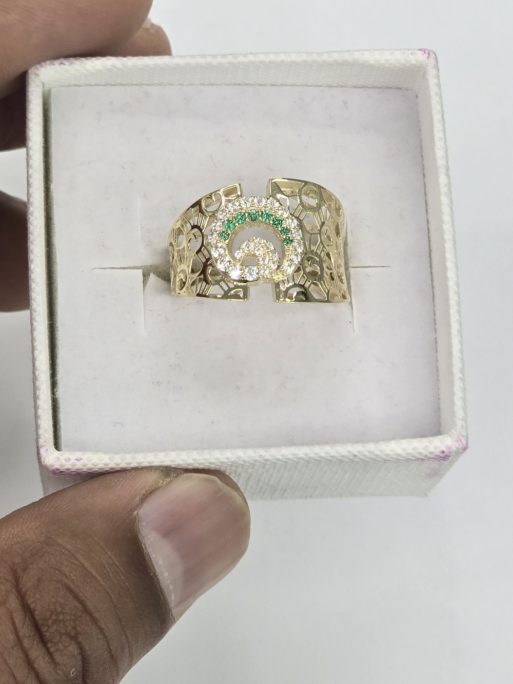 10kt Real Gold Fancy Ring For Women